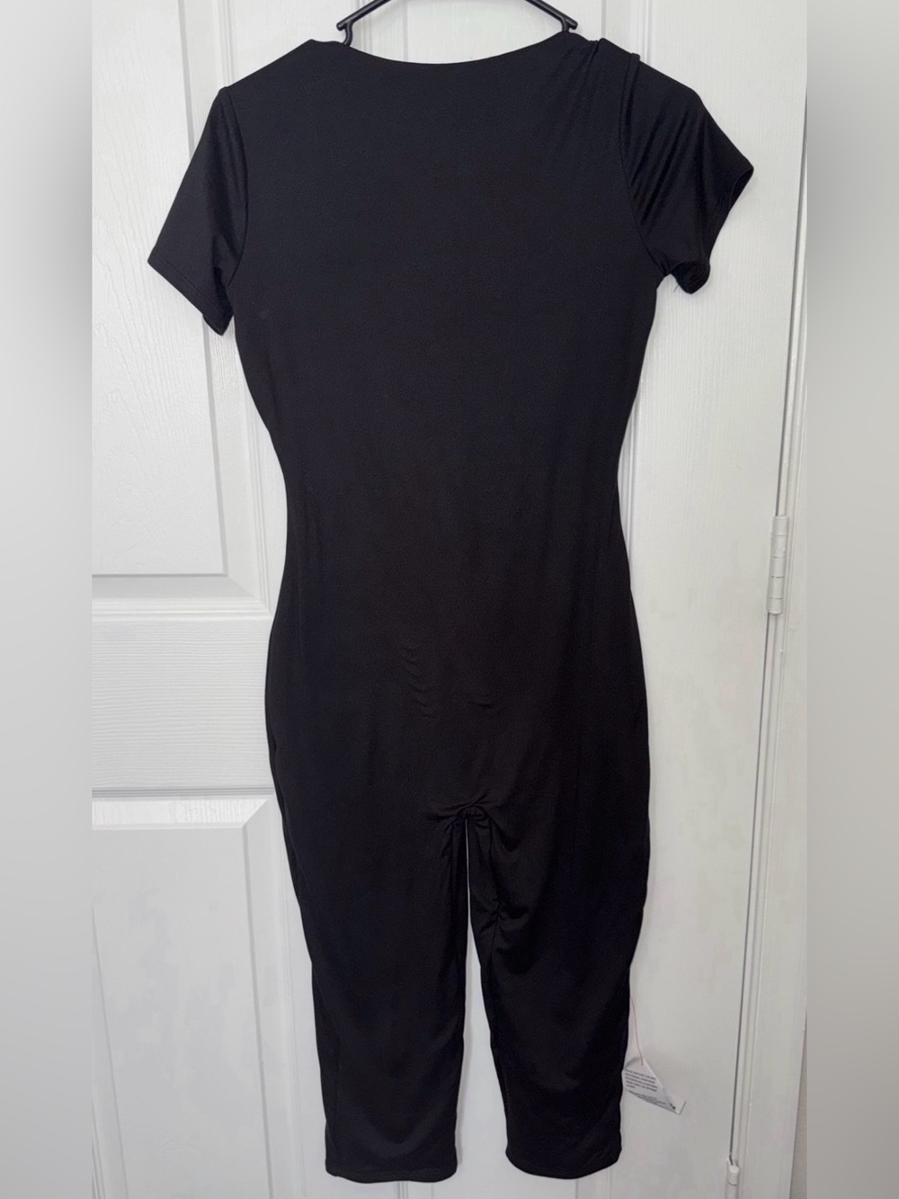 ASOS Black Short-Sleeve Jumpsuit